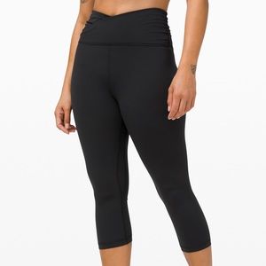 Lululemon align crop 21" - gathered waist - size 10